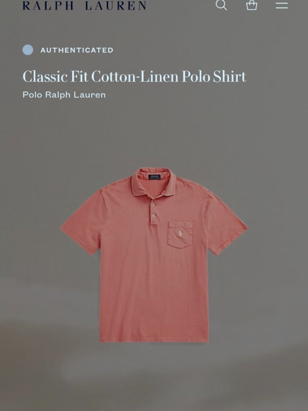Polo Ralph Lauren brand new classic fit polo shirt medium
